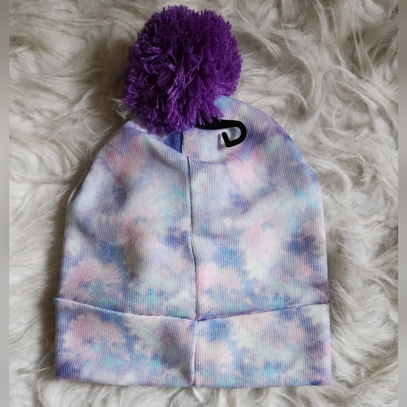 ~Unicorn Tie Dye Toddler's Pom Hat~New! - Picture 4 of 5